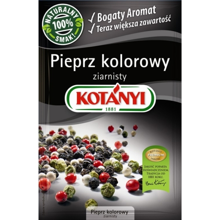 Kotanyi Pieprz kolorowy ziarnisty 16g